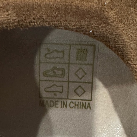 Vici Mary chestnut micro suede woven texture on block heel - Picture 11 of 11